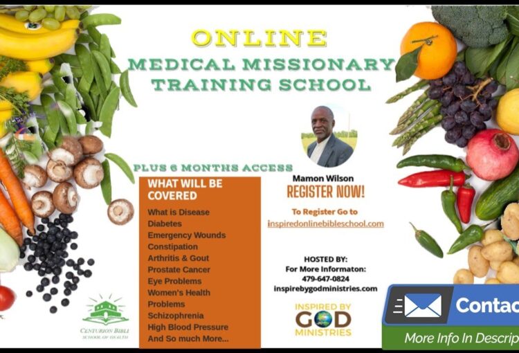 Medical Missionary Online Training School: How to become a Medical Missionary